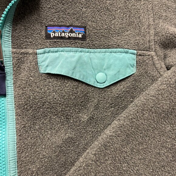 Patagonia Synchilla Fleece Jacket Womens XS Grey Blue Full Zip - Picture 2 of 6